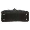 Chanel Neo Executive small model shopping bag in dark grey python - Detail D1 thumbnail