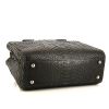 Chanel Neo Executive small model shopping bag in dark grey python - Detail D5 thumbnail
