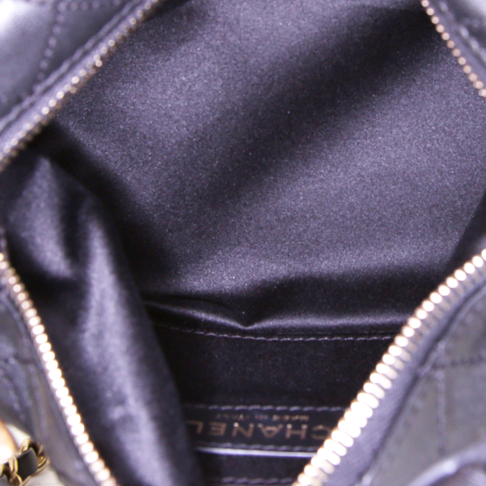 Borsa Chanel Hobo in pelle trapuntata nera - Detail D3