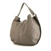 Bottega Veneta  Cervo shoulder bag  in grey grained leather - 00pp thumbnail