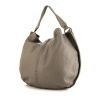 Bottega Veneta shoulder bag in grey grained leather - 00pp thumbnail