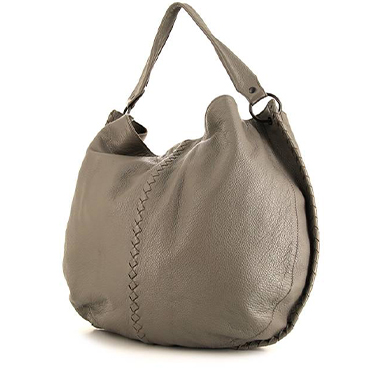 Bolso para llevar al hombro Bottega Veneta  Cervo en cuero granulado gris