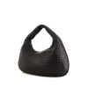 Bottega Veneta handbag in black braided leather - 00pp thumbnail
