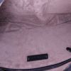 Bolso de mano Bottega Veneta en cuero trenzado negro - Detail D2 thumbnail