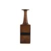 Bruno Gambone, patinated bronze bottle vase, signed, 1960s - 360 thumbnail