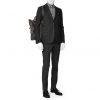 Bolso Louis Vuitton en lona Monogram gris antracita y cuero negro - Detail D2 thumbnail