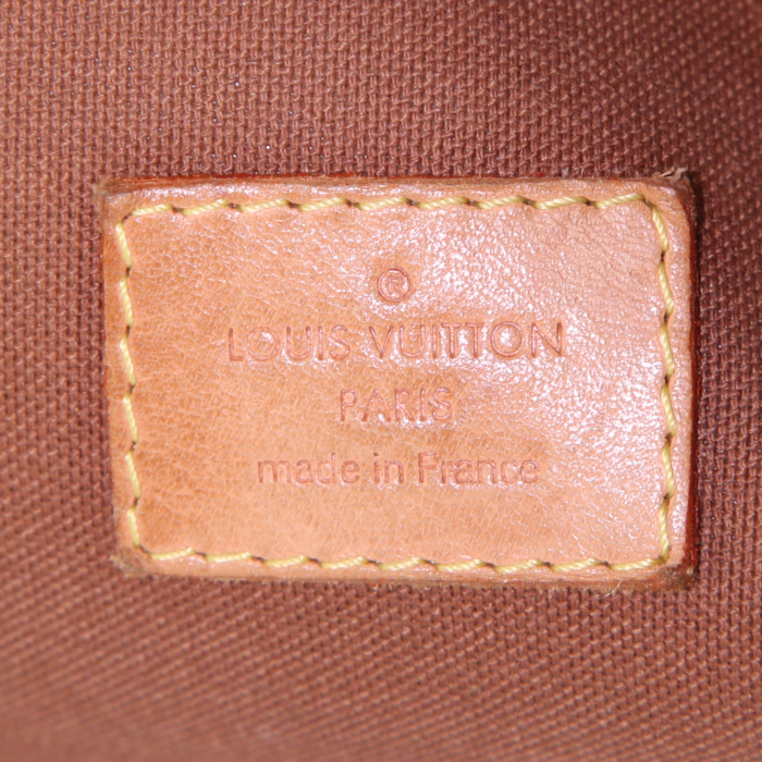 Louis Vuitton Congo shoulder bag in brown monogram canvas and natural leather - Detail D3