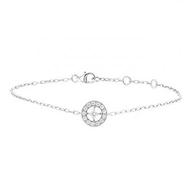 Brazalete Boucheron Ava en oro blanco y diamantes