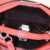 Fendi Micro Peekaboo handbag in red leather - Detail D2 thumbnail
