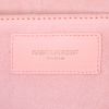 Pochette Saint Laurent en cuir rose-poudre - Detail D3 thumbnail