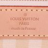 Shopping bag Louis Vuitton Neverfull taglia XL in tela monogram marrone e beige a righe e pelle naturale - Detail D3 thumbnail