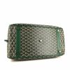 Goyard Hulot travel bag in green monogram canvas and green leather - Detail D4 thumbnail