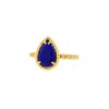 Boucheron Serpent Bohème size S ring in yellow gold and lapis-lazuli - 00pp thumbnail