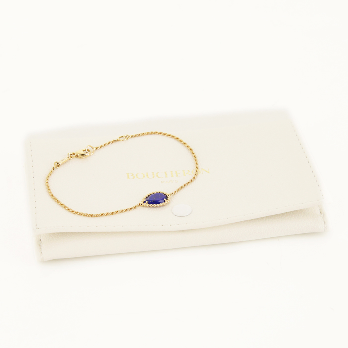 Boucheron Serpent Bohème size S bracelet in yellow gold and lapis-lazuli Boucheron Serpent Bohème size S bracelet in yellow gold and lapis-lazuli