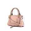 Chloé Marcie handbag in powder pink grained leather - 00pp thumbnail
