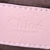 Bolso de mano Chloé Marcie en cuero granulado color rosa claro - Detail D4 thumbnail