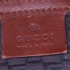 Gucci shopping bag in beige canvas and brown leather - Detail D3 thumbnail