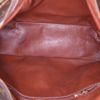 Bolso de mano Louis Vuitton Boulogne en lona Monogram marrón y cuero natural - Detail D2 thumbnail