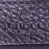 Bolso para llevar al hombro Gucci Mors en cuero granulado negro - Detail D3 thumbnail