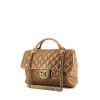 Bolso de mano Chanel en cuero acolchado marrón - 00pp thumbnail