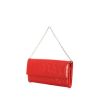 Portafogli Dior in pelle verniciata monogram rossa - 00pp thumbnail