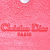 Billetera Dior en charol Monogram rojo - Detail D4 thumbnail