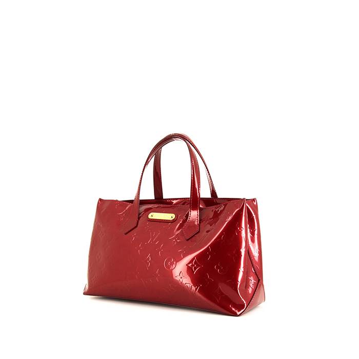 Louis Vuitton - Authenticated Summit Handbag - Patent Leather Burgundy for Women, Very Good Condition