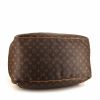 Bolsa de viaje Louis Vuitton Evasion en lona Monogram revestida marrón y cuero natural - Detail D4 thumbnail