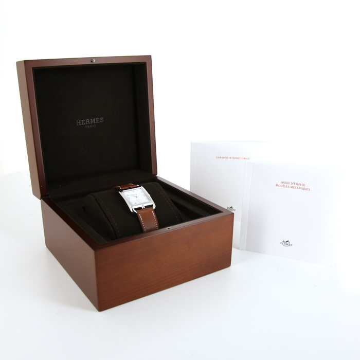 Hermes Cape Cod watch in stainless steel Ref:  CC1.710 Circa  2000
