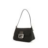 Fendi Big Mama small handbag in black monogram canvas and black leather - 00pp thumbnail