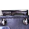 Fendi Big Mama small handbag in black monogram canvas and black leather - Detail D3 thumbnail