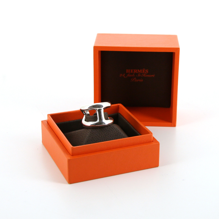 Bague Hermès Osmose en argent - Detail D2