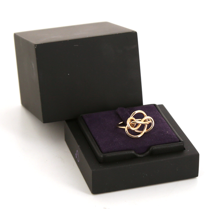 Anello Lorenz Bäumer Pense à Moi in oro rosa - Detail D2