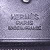 Bolso de mano Hermes Herbag en lona negra y cuero negro - Detail D4 thumbnail