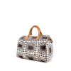 Louis Vuitton Speedy Editions Limitées Yayoi Kusama handbag in brown and white monogram canvas and natural leather - 00pp thumbnail