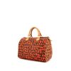 Louis Vuitton Speedy Editions Limitées handbag in orange monogram canvas and natural leather - 00pp thumbnail