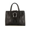 Shopping bag Gucci Dionysus in pelle trapuntata nera - 360 thumbnail