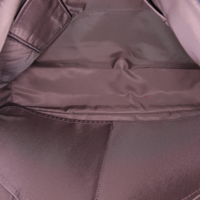 Borsa a tracolla Louis Vuitton Geant Messager in tela nera e pelle nera - Detail D2