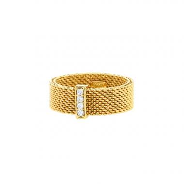 Sortija Tiffany & Co Somerset en oro amarillo y diamantes