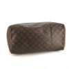 Borsa Louis Vuitton Speedy 40 cm in tela monogram cerata marrone e pelle naturale - Detail D4 thumbnail