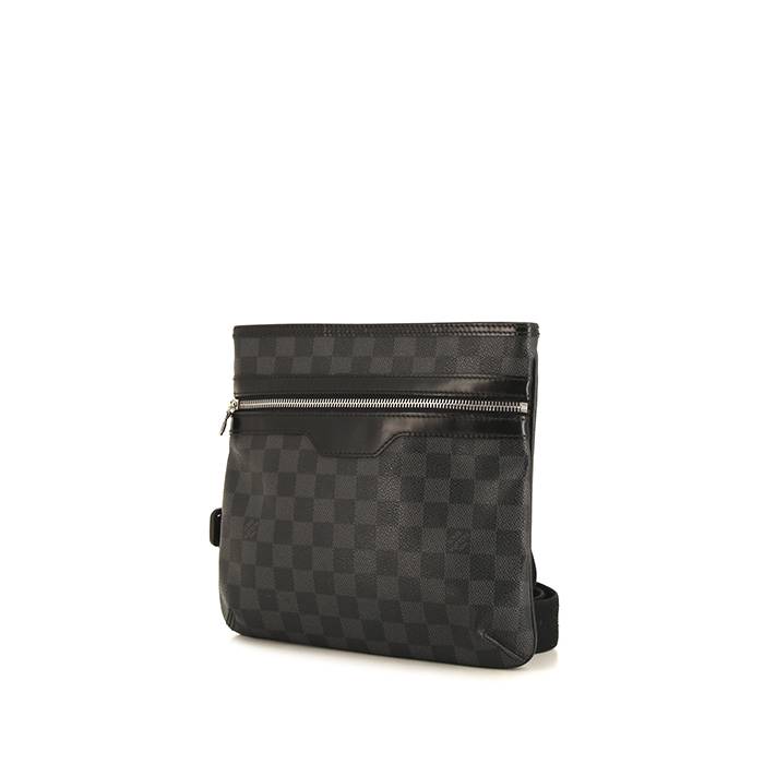 Louis+Vuitton+Thomas+Shoulder+Bag+Black+Canvas for sale online