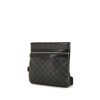 Borsa a tracolla Louis Vuitton Thomas in tela a scacchi grigio Graphite e pelle nera - 00pp thumbnail