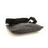 Louis Vuitton Thomas shoulder bag in grey Graphite damier canvas and black leather - Detail D4 thumbnail