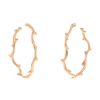 Dior Bois de Rose large model hoop earrings in pink gold - 00pp thumbnail