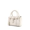Fendi Selleria handbag in white grained leather - 00pp thumbnail