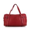 Tod's handbag in red grained leather - 360 thumbnail