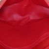 Borsa Chanel Vintage in pelle trapuntata rossa con motivo - Detail D2 thumbnail