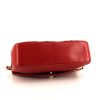 Chanel Vintage handbag in red quilted leather - Detail D4 thumbnail