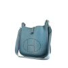Hermes Evelyne small model shoulder bag in blue jean leather taurillon clémence - 00pp thumbnail