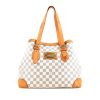 Louis Vuitton Hampstead shopping bag in azur damier canvas and natural leather - 360 thumbnail